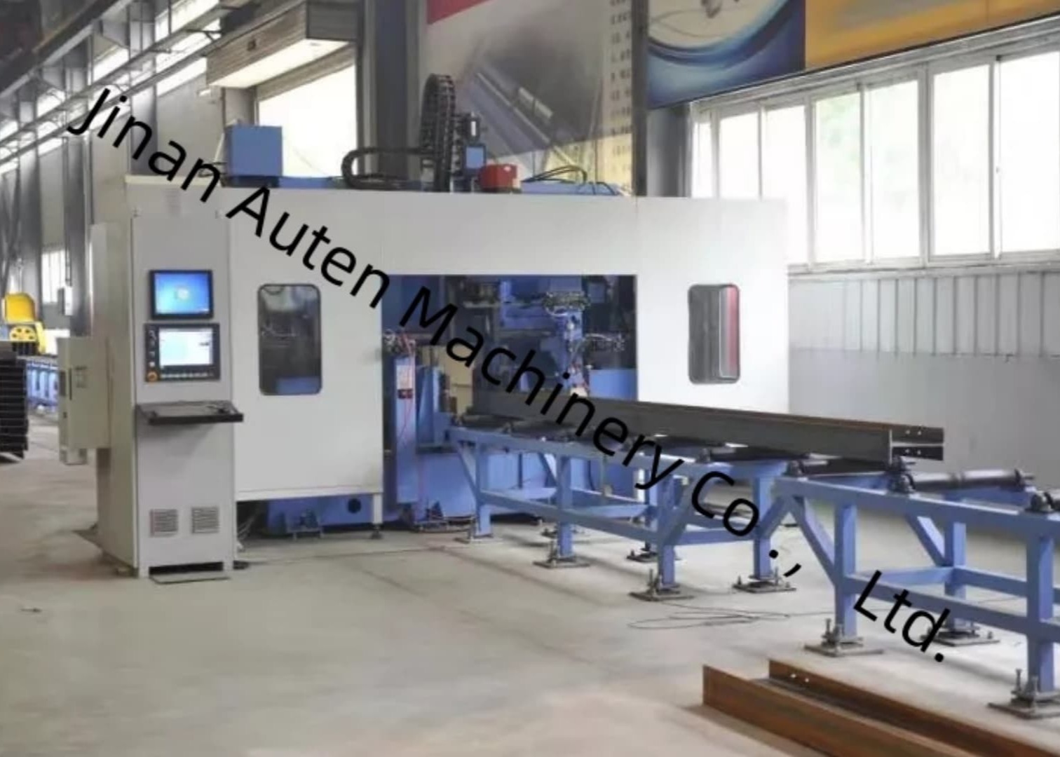 500*500mm Max. Size Width X Height CNC Beams Metal Drilling Shearing Equipment 10#～40# Channel Steel