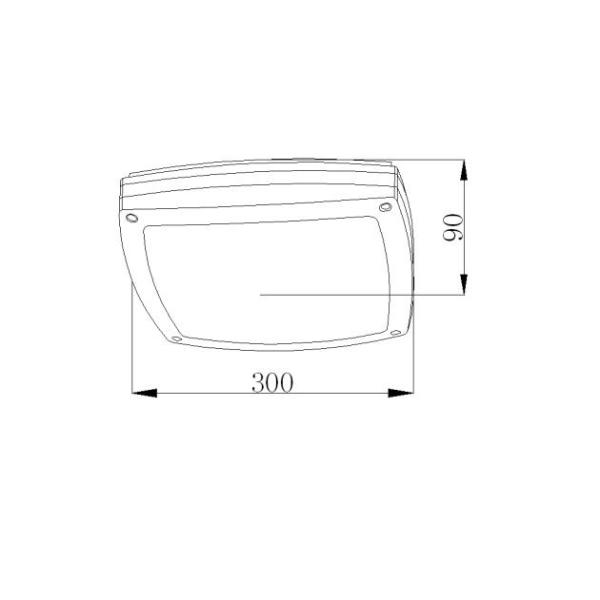 Wall Mounted LED Bulkhead Light Moisture Proof 20W CE RoHs SAA Approval