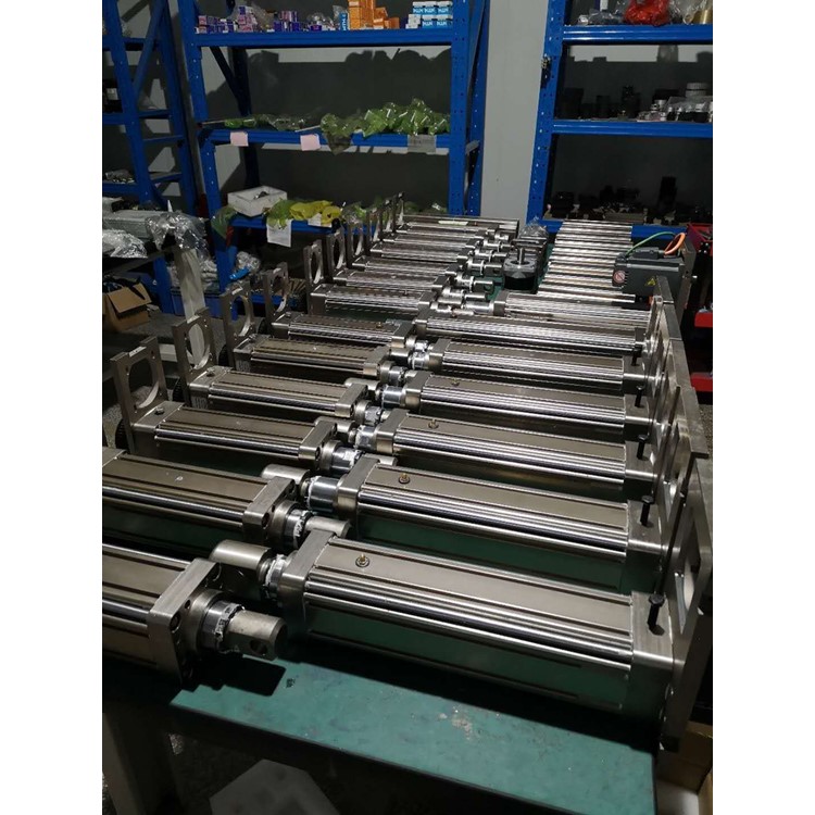 High Precision Large Thrust Telescopic Cylinders Linear Actuator Electric Hydraulic Cylinder Steel with Servo Motor Provided