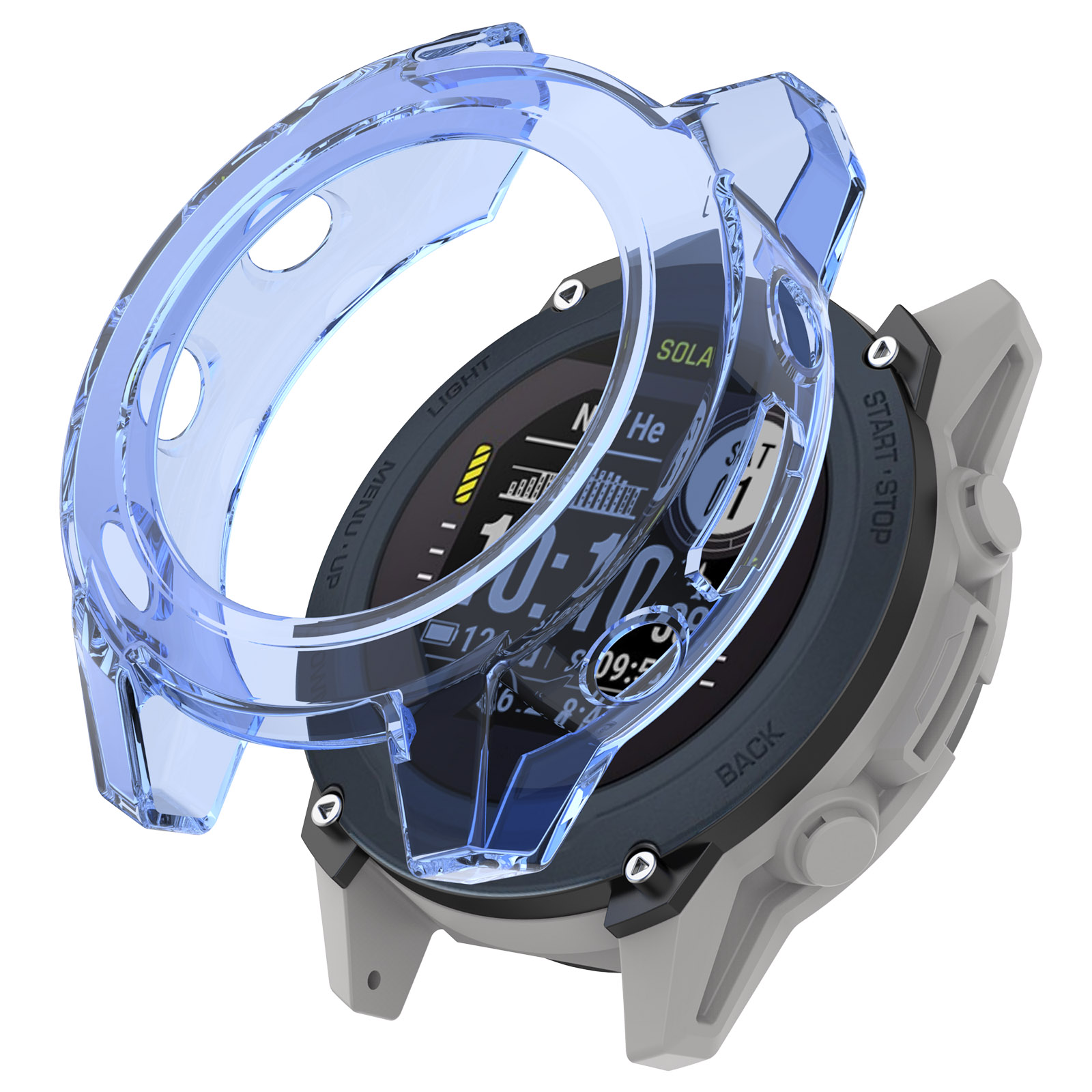 Eraysun TPU Case for Garmin Descent G2 Hollow Protector Shell Coverage for Garmin Descent G1/ Solar/Letel Watch Protection Cover