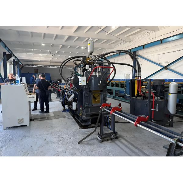 14x10x19mm Character Size CNC Multi-Functional Angle Steel Fabrication Machine 32x7x3m Dimension