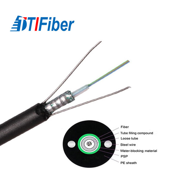 2 4 6 8 12 16 24 Core Armored GYXTW Single Mode Fiber Cable