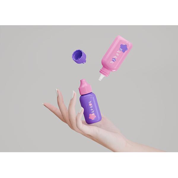 PE Cosmetic Empty Squeeze Bottle 30ml 50ml Customizable