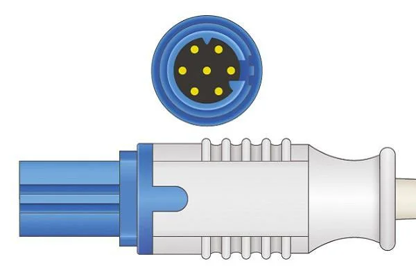 Draeger Compatible SpO2 Adapter Cable 1M - 3368433