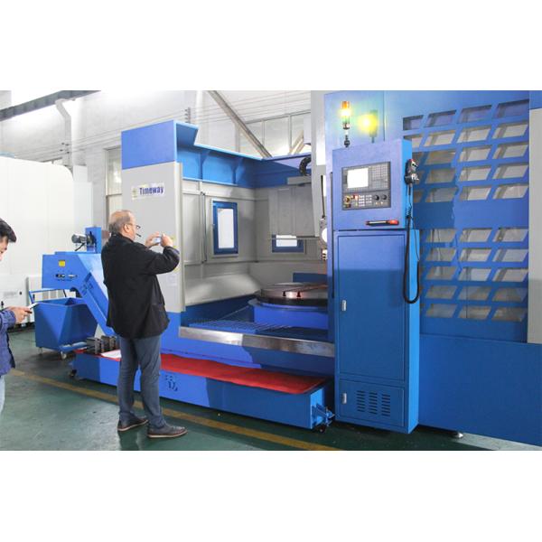 Rectangular Rails CNC Vertical Lathe Machine with 2 Axes and After-sales Guarantee