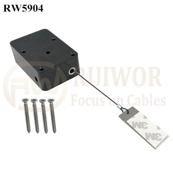 RW5904 Cuboid Heavy Duty Retractable Tether Pause Function Optional Plus