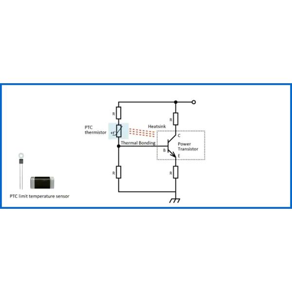 B59052D1070A040 Cross Radial Through Hole PTC Thermistor 100 Ohms 70°C Bead With Terminal