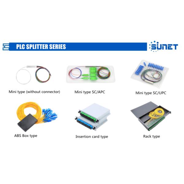 1*N Steel Tube Type Fiber Optic PLC Splitter for FTTX System