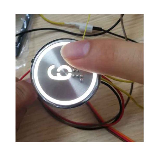 Stainless Steel Kone Elevator Touchless Button Round No Touch Elevator Sensing Buttons for Lift Spare Parts