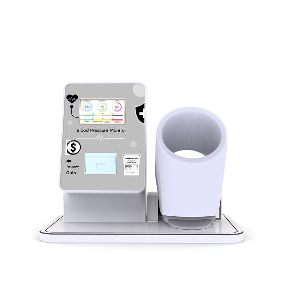 Cheap price 5 inch LCD touch screen rechargeable portable upper arm automatic blood pressure monitor