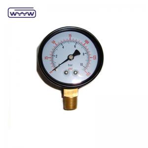China natural gas 2 bourdon type pressure gauge on sale