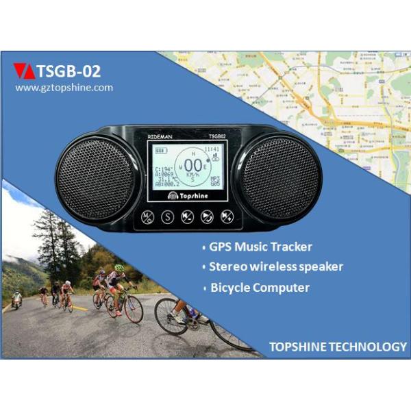 Portable Wireless Bike Computer Rechargeable Electric Bicycle Speedometer with MP3