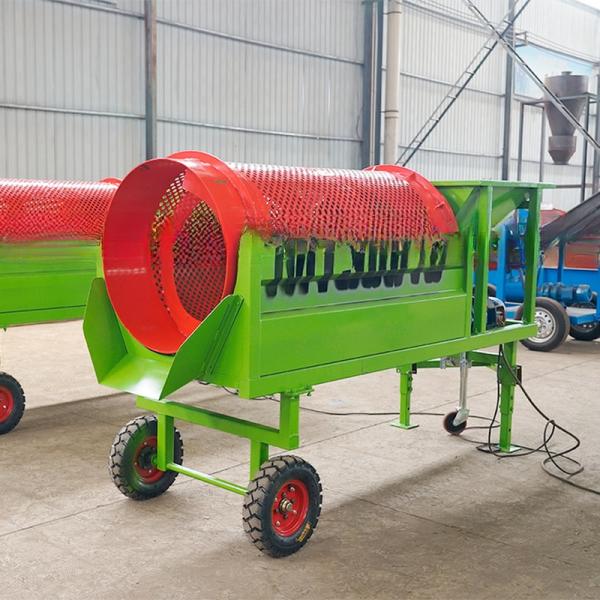 Professional Moving Trommel Screen for Easy Maintenance Composting Screening
