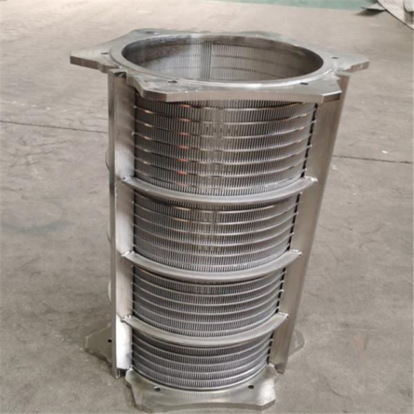 25um Wedge V Slotted Wire Johnson Screens Stainless Steel 316 Sieve Cylinder