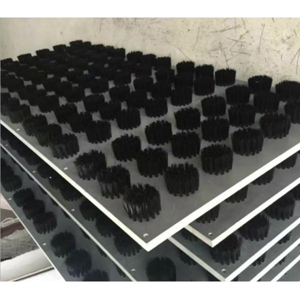 Black PBT Nylon Bristle Scrub CNC Deburring Brushes