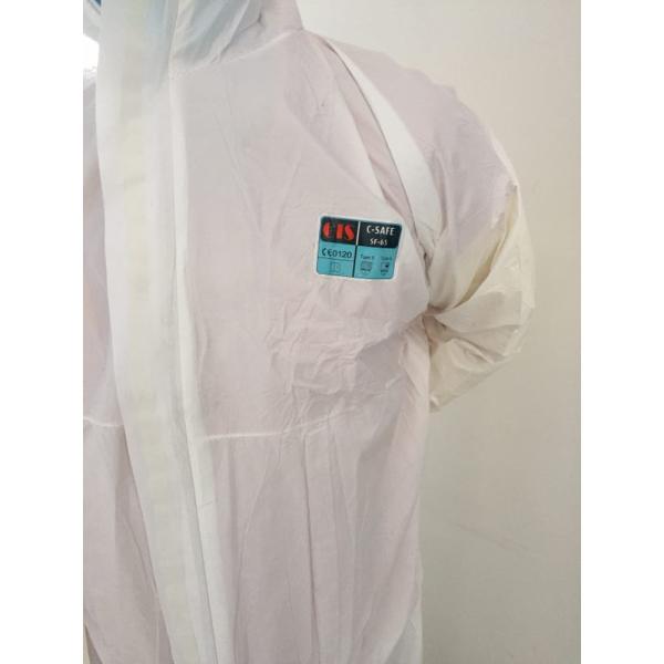 Highly breathable Disposable Isolation Gowns Work Coverall With Reflective Tape