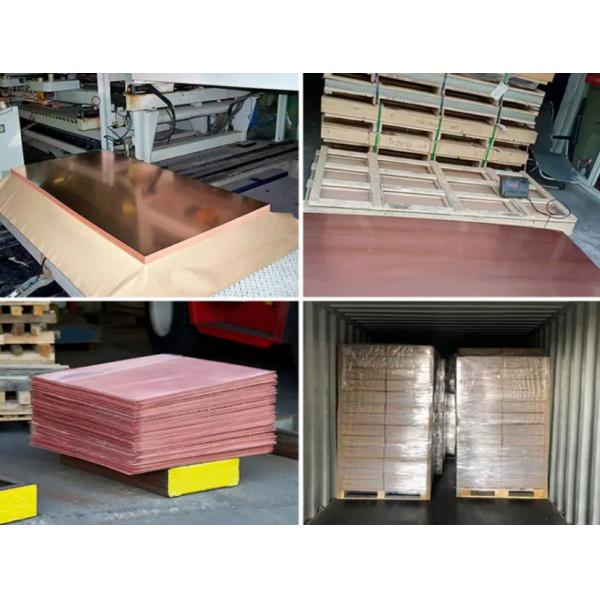 C19200 C19400 C19600 Red Red Copper Sheet 0.1-100mm For Building Industry
