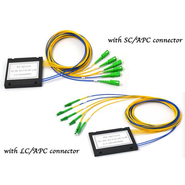 Corning PLC Fiber Optic Splitter 2x4 ABS Module with LC / APC Connector