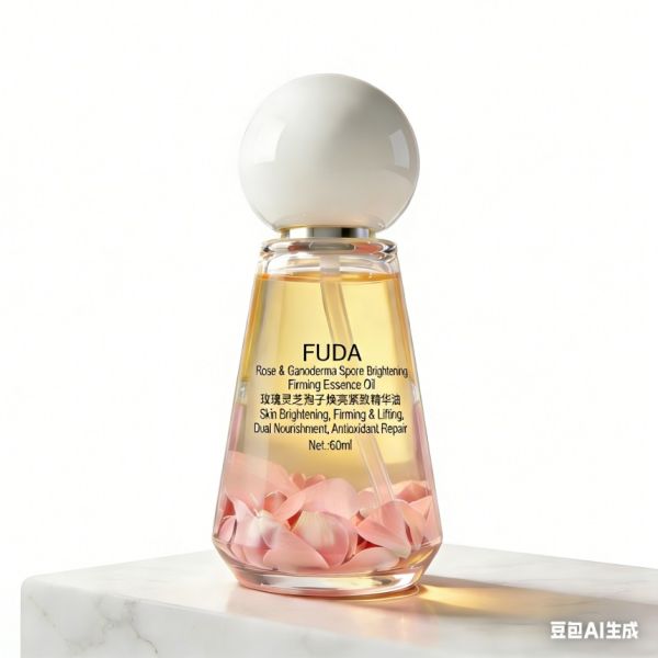 Rose Ganoderma Spore Brightening Firming Essence Oil