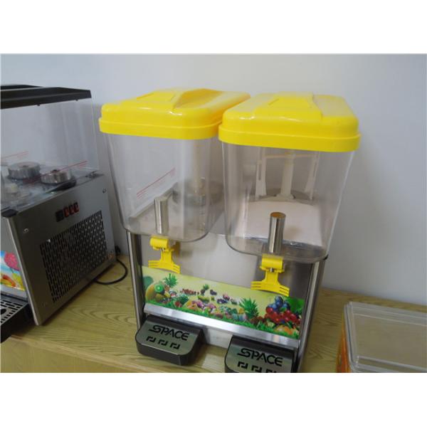 Restaurant Juice Machine Double Dispenser , Cold Fruit Beverage Dispenser Machine