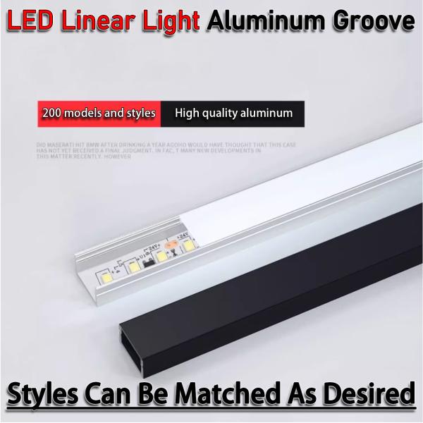 Multifunctional LED Surface Mounted Embedded Dark Mounted Linear Light For Corridor Living Room Ceiling