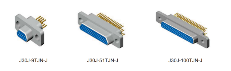 J30J Plug Micro-D Connector with Precision Twisted Wire Elastic Pins, Metal Casing, and High-Temperature Resistant PPS Insulator