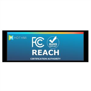 6.8 Inch Hight-Brightness TFT LCD Display LVDS Interface