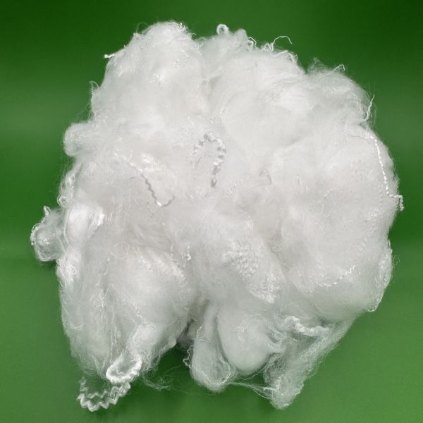 Stable Quality Virgin White Polyester Fiber 1.2D 38mm Good Processability for Ring Spinning & Open End Spinning