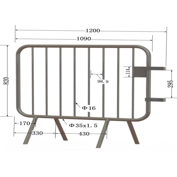 concert crowd control barrier