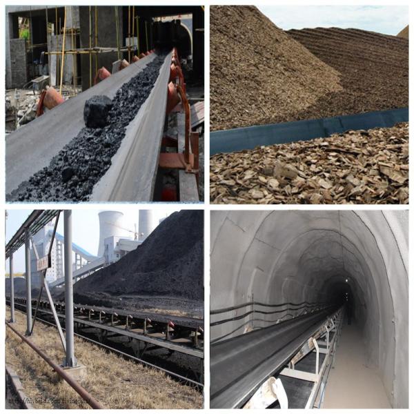 Fire resistant rubber conveyor belt