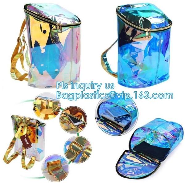 Multi-pockets School Backpack Outdoor Backpack, Multi-pockets School Backpack, PVC transparent backpack for beach, pack