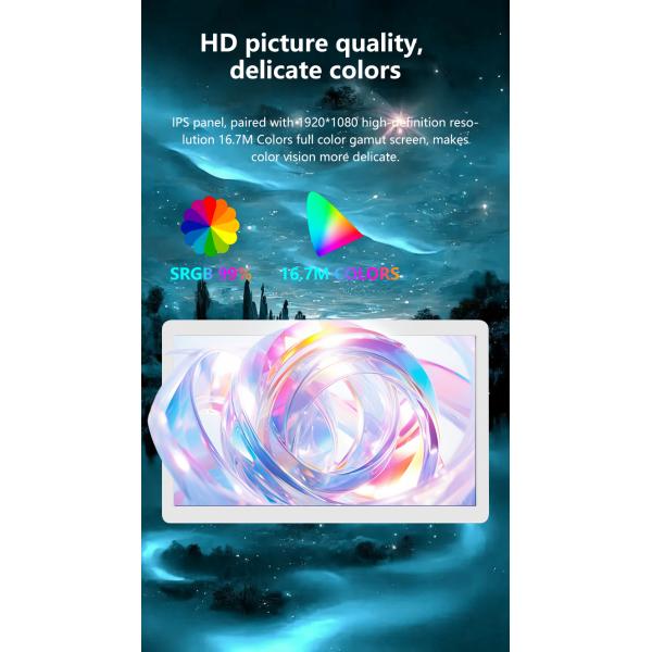 wall mounted 24inch android 12 tablet computer pc POE NFC LCD Touch screen Commercial Display Digital signage advertising video player