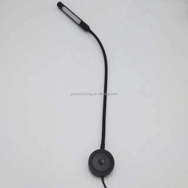 CE Approved Touch Dimming Switch Adjustable Flexible Wall Mount Hotel Bedside Lamp for Book Reading