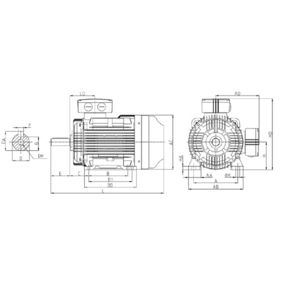 PMSM Motor Used For Electric Vehicle