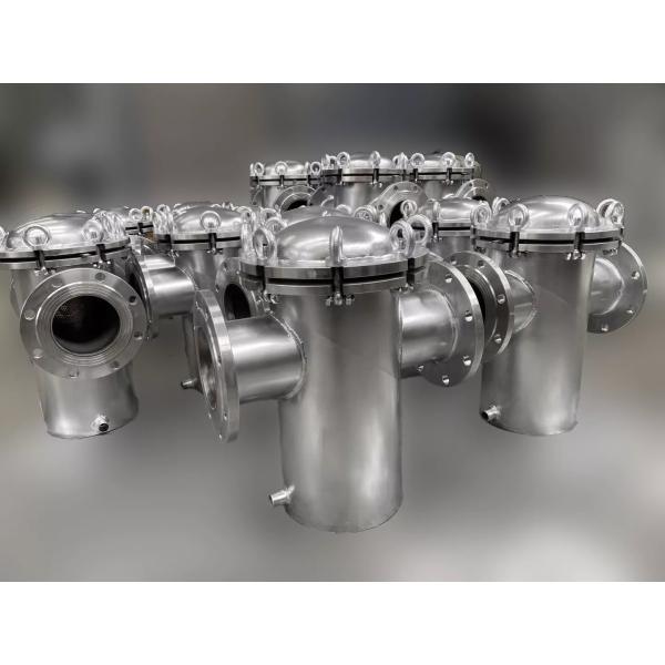 Rustproof SUS304 Stainless Steel Basket Type Filter Inline Basket Strainer Filter DN-300