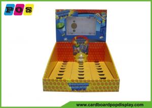 Quality Table Top Corrugated Counter Display Equips LCD Screen For Toys CDU041 for sale