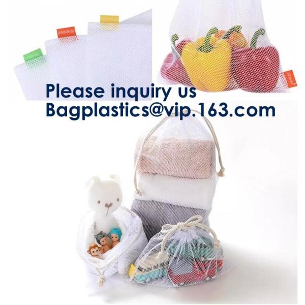 Premium Nylon Beach Laundry Mesh Drawstring Bag Nylon Mesh Gift Bag/Small Drawstring Mesh Bag Bagease Bagplastics