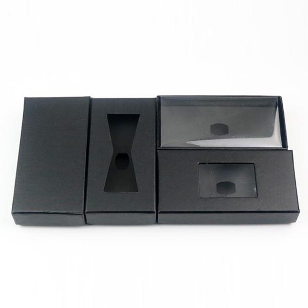 Gift Storage Bow Tie Packaging Box with Clear Window Luxury Custom Printing