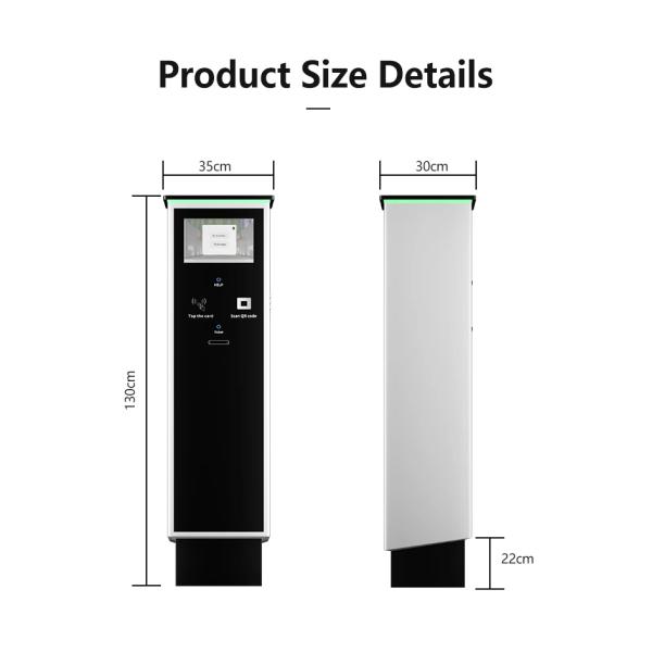 Parking Ticket Kiosk With QR Code NFC Card For Parking Lot Payment System
