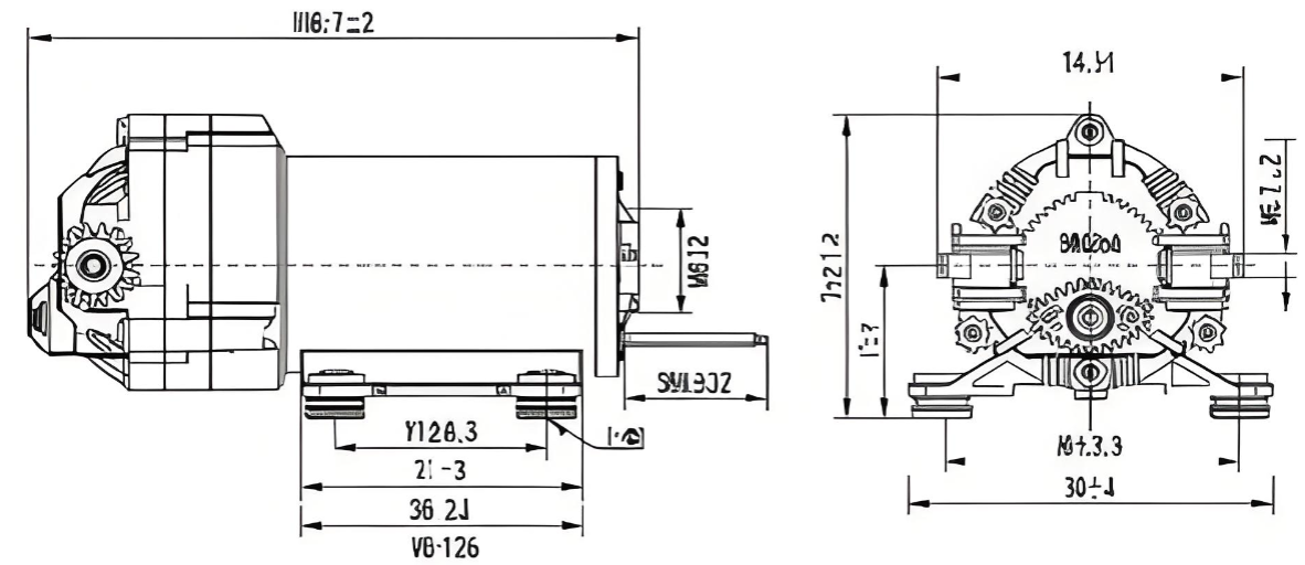 Motor pump