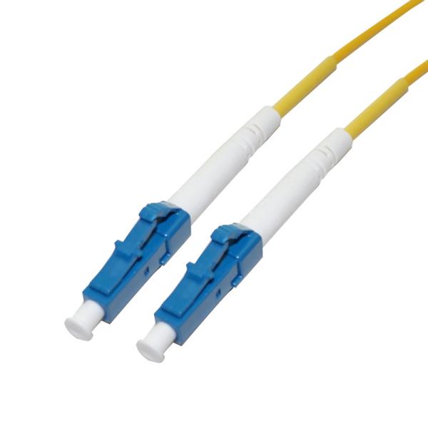 G657A1 G657A2 Fiber Optic Patch Cord 3ft LC To LC Single Mode Simplex