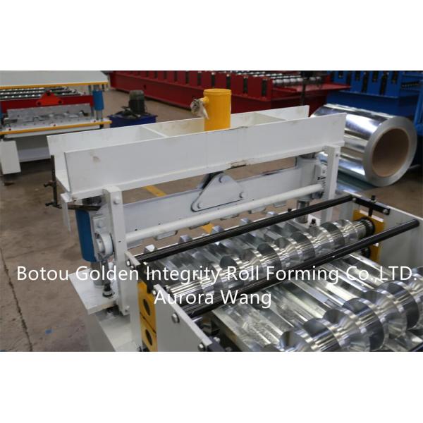 High Speed Roof Panel Roll Forming Machine Galvanized Steel