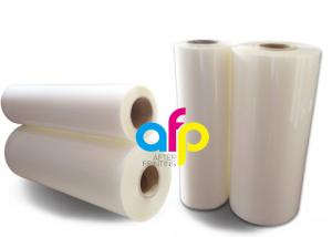Quality Transparent PET Based BOPP Thermal Film , Scuff Resistant Polyester Laminating Film for sale