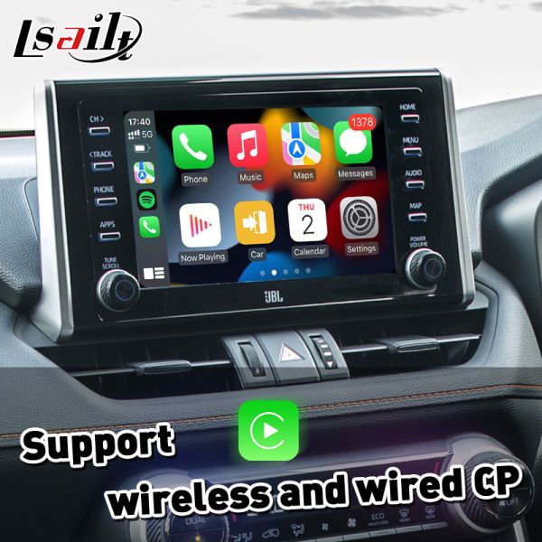 Lsailt Wireless Android Auto Carplay Interface for 2018-2023 Toyota RAV4 Majesty