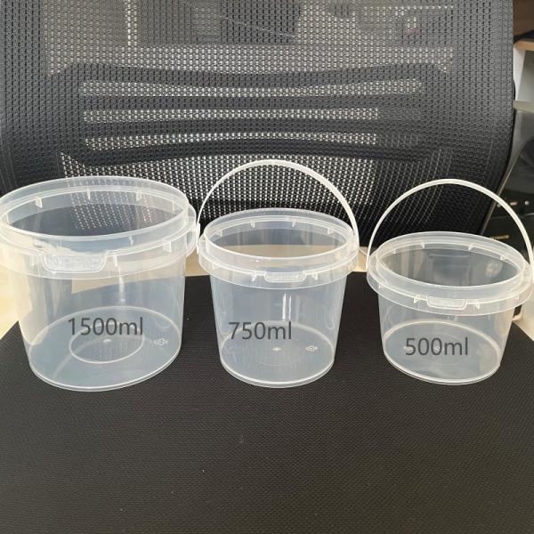 Industrial 5L Plastic Bucket with Lid and Durable Design