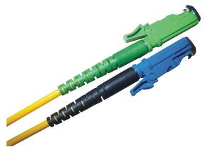 Automatic Metal Shutter E2000 Connector , PC - APC Lc Type Fiber Optic Connector