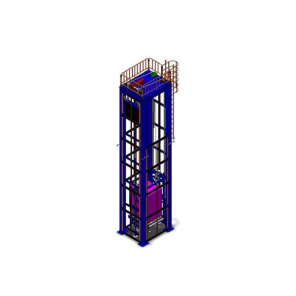 Pallet-Type Reciprocating Elevator Transports Materials Vertically Industrial Aluminum Profiles