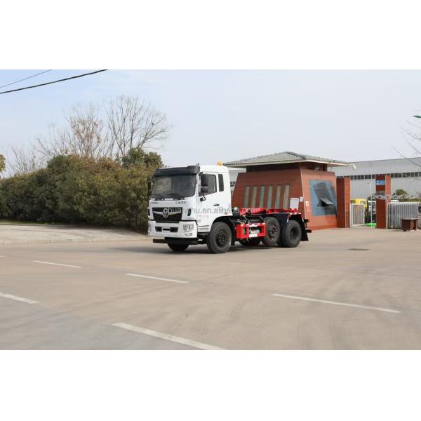 Remote Control Hook Lifting Garbage Truck Equipped With Pneumatic Control Valve Hooklifts