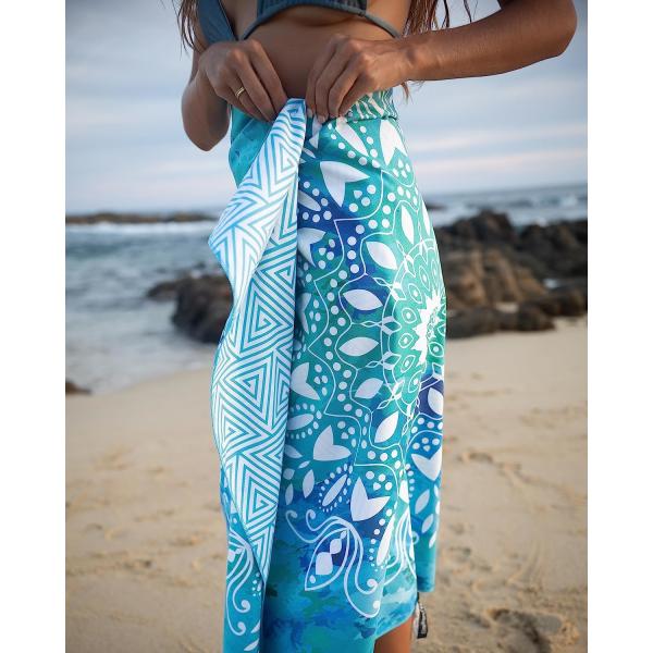 Softness Soft Printed Beach Towel Care Instructions Machine Washable