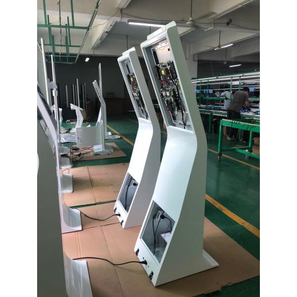 23.6 Inch Windows 10 AIO Movable Touch Screen Kiosk with Camera